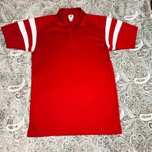 Badger Sport Red Collared Shirt
